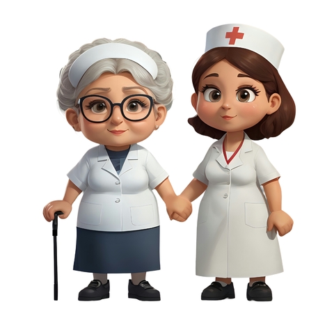 nursing-nurse-woman-elderly-cartoon-old-1685620-pxhere.com